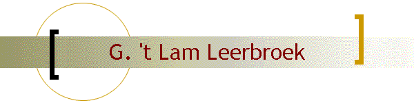 G. 't Lam Leerbroek