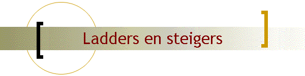Ladders en steigers